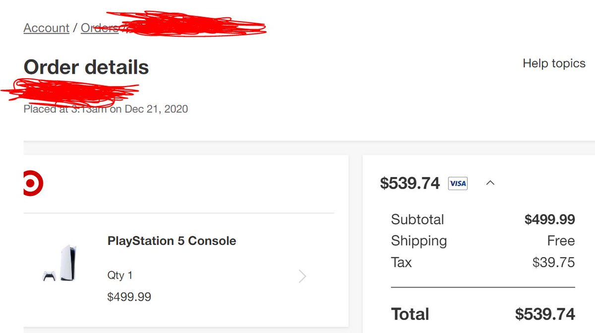 henry_0xfa's tweet photo. Yesss!!!! PS5 Thanks Target https://t.co/AuUpwPk7v4