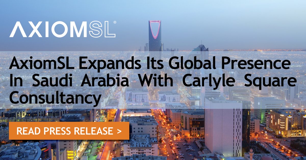 We are pleased to announce our partnership with Carlyle Square Consultancy Ltd headed by Tariq Javed to reinforce our position as a leading provider of regulatory reporting, risk analytics and data management in Saudi Arabia. Read more: bit.ly/38lXlK9