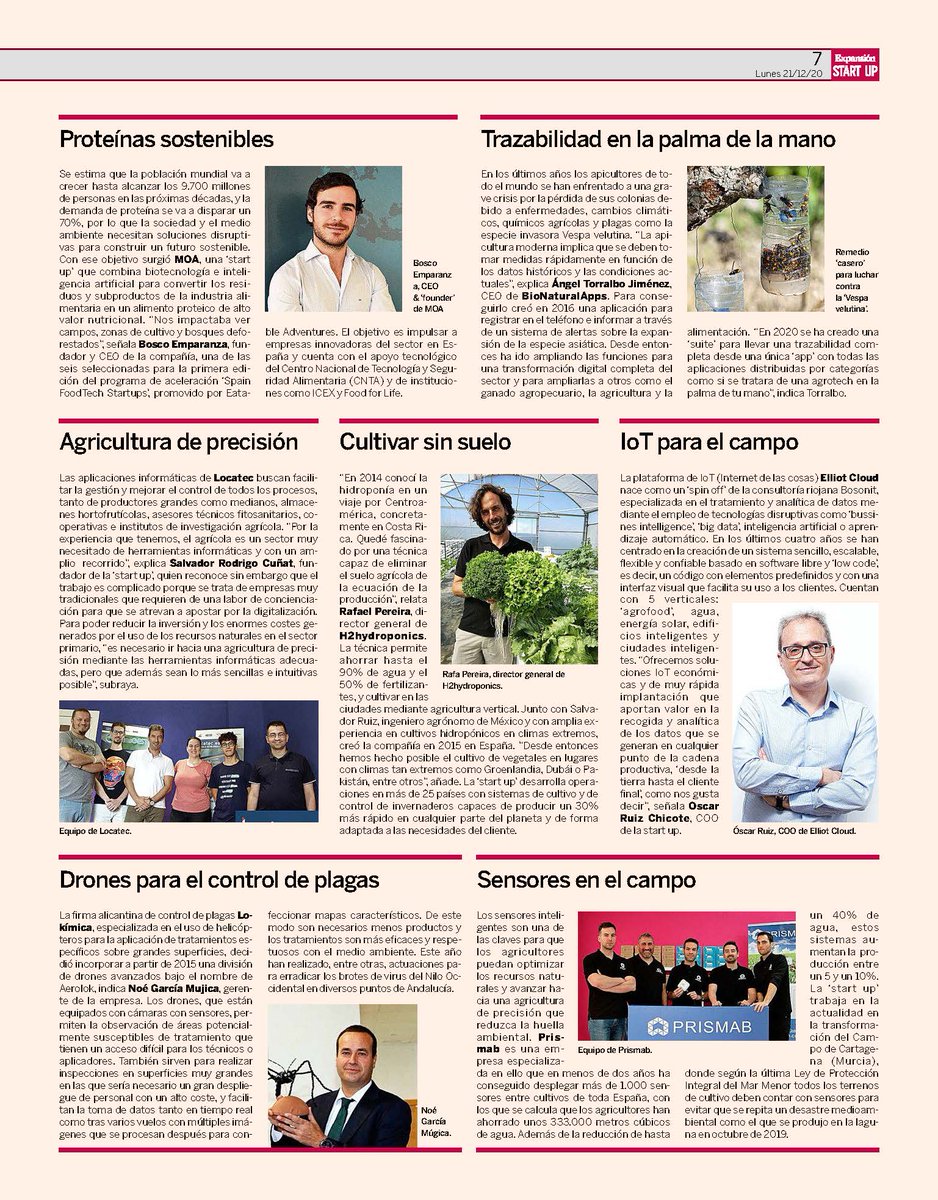 Elliot_Cloud's tweet photo. Óscar Ruiz, COO de #ElliotCloud habla hoy para el @expansioncom de #Innovacion que transforma el sector #agroalimentario con #Iot para el campo. https://t.co/lnMb7kP8da
