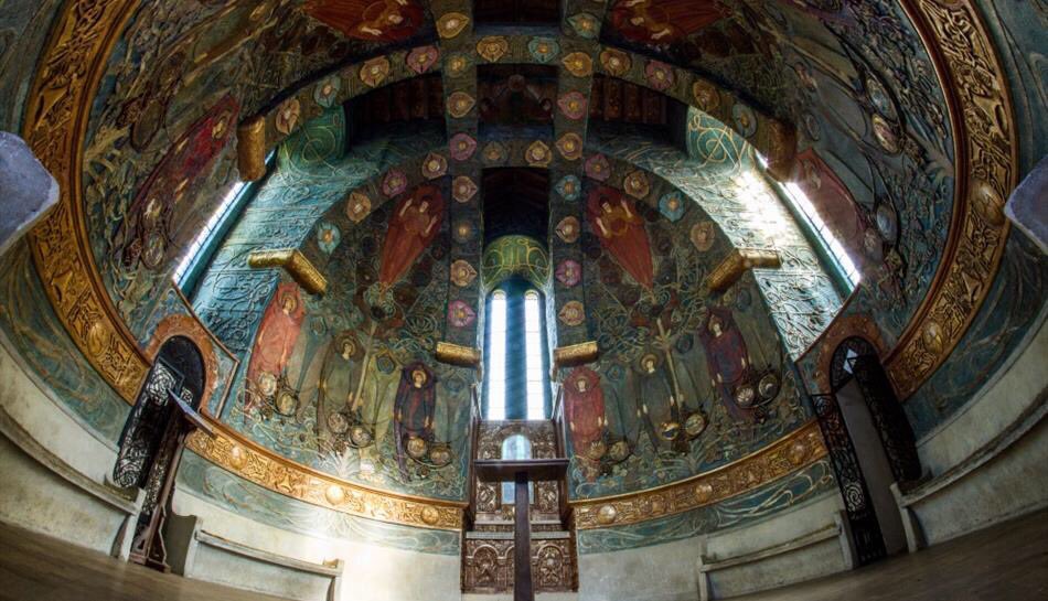 Inside the watts chapel is mesmerising!