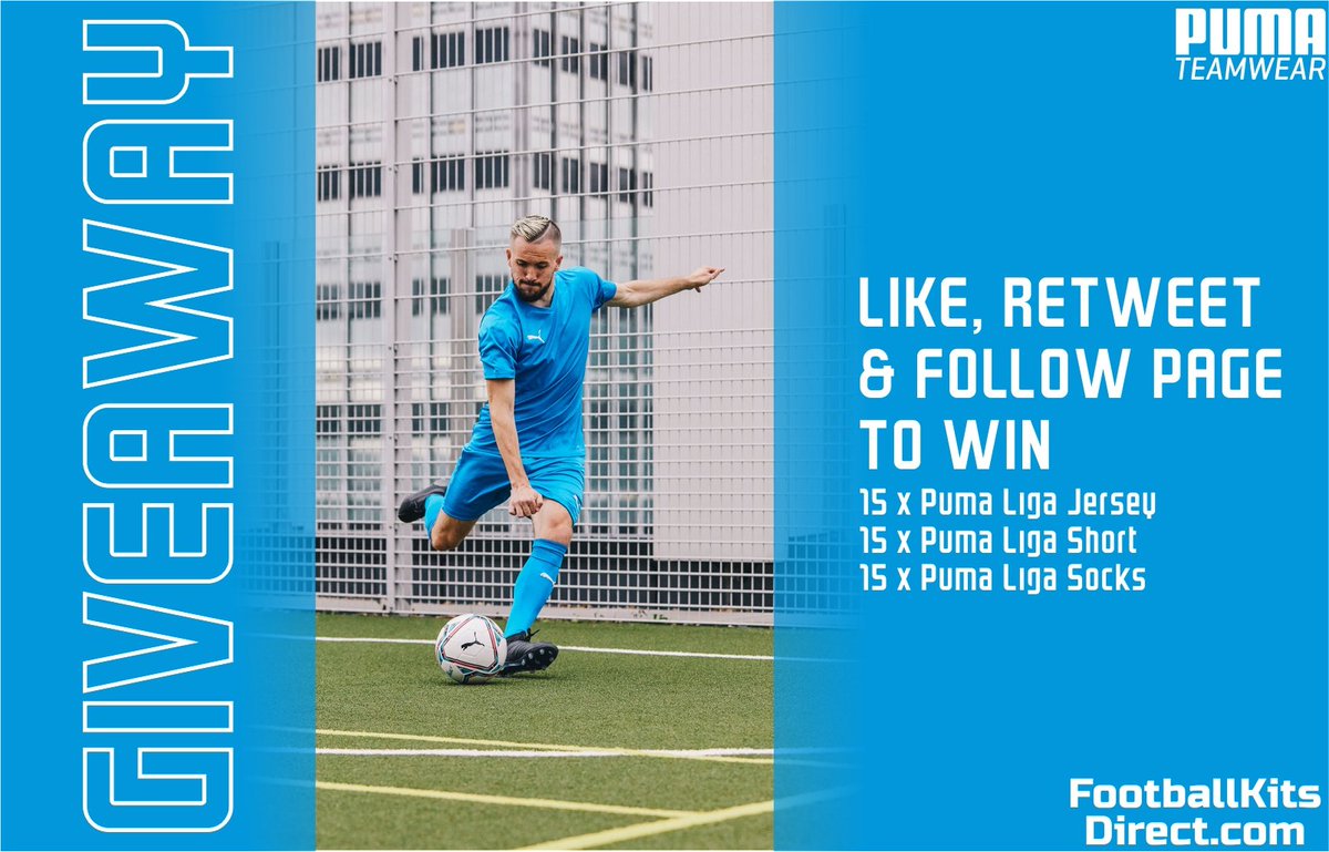 Christmas Giveaway 🎄 

Win a set of 15 @PUMATeamwear shirt, shorts and socks.

Simply Like, Retweet and Follow us.

Good luck and Merry Christmas to everyone 🎅⚽️