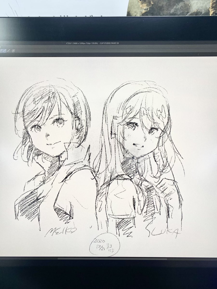 お疲れ様でした♪¶(⁄=˅̮=∖)⁋

(たぶん)年内最後のアキヨド!
ピアプロの壁で描き足りなかった、MEIKOさんとルカさんを描いてきました♪ 