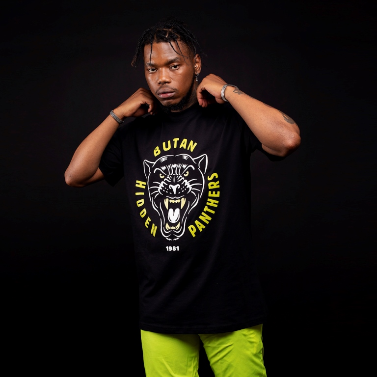 Butan_Official's tweet photo. #ButanPanthers theme continues with Hidden Panthers t-shirt offered in black & neon with glow-in-the-dark โจ
Available NOW from all Butan retailers across SA ๐ฟ๐ฆ and our online store - https://t.co/7GJEEqOoiT
#ButanSummer20 #HeedTheCall #ItsNotAgarmentItsApieceOfArt https://t.co/n9kyoJ4QnA