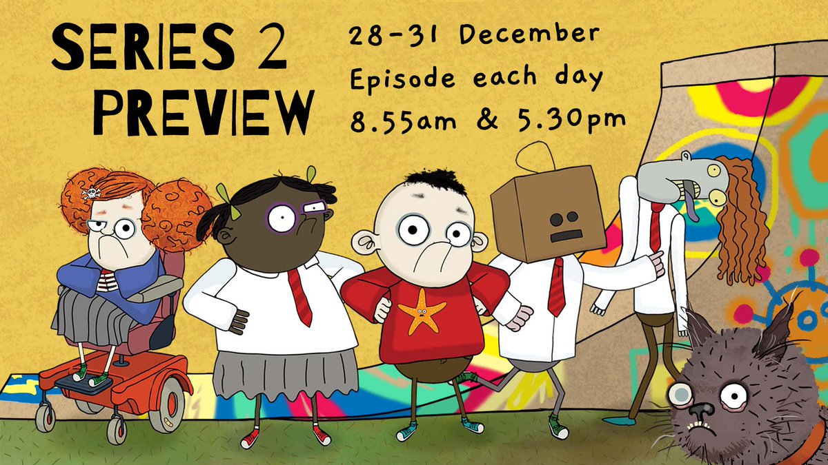 The countdown begins, only one more week for new episodes of The Rubbish World of Dave Spud. Tune into <a href="/ChildrensITV/">CITV</a> on 28th December for the series 2 preview.

#davespud #TheRubbishWorldofDaveSpud #ChildrensITV