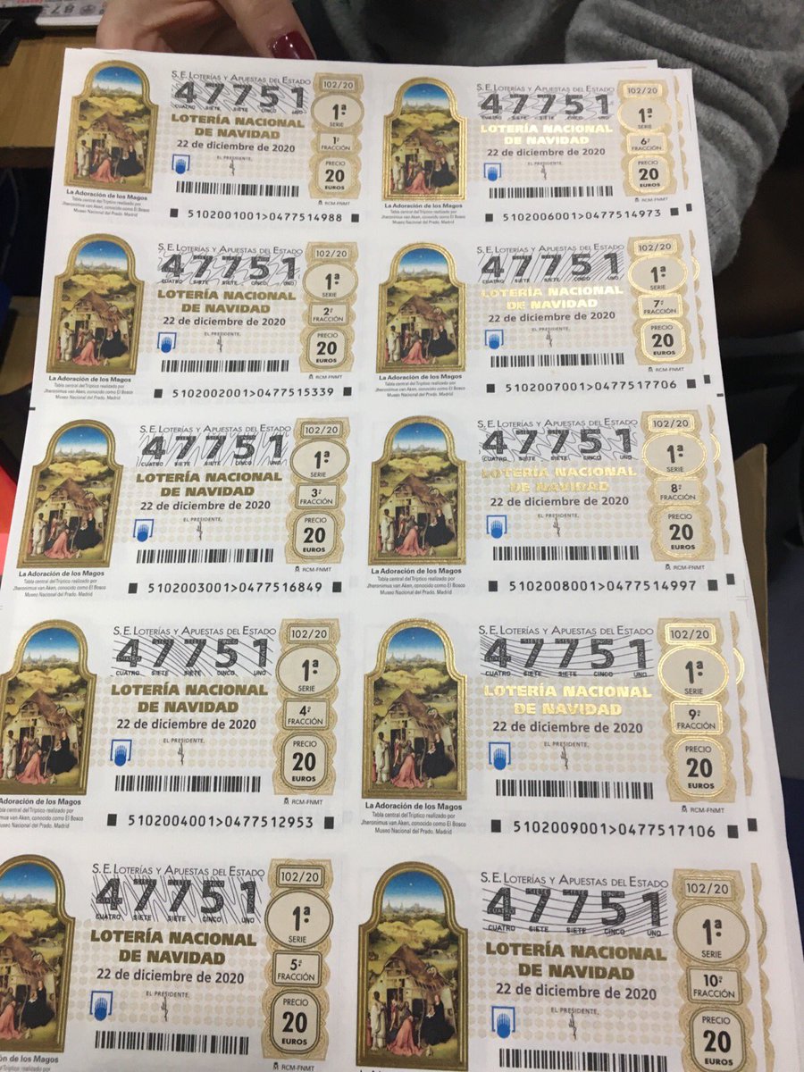 Cerrada Lotería 2020. Mañana lo celebraremos con miles de oyentes y sino otra vez será