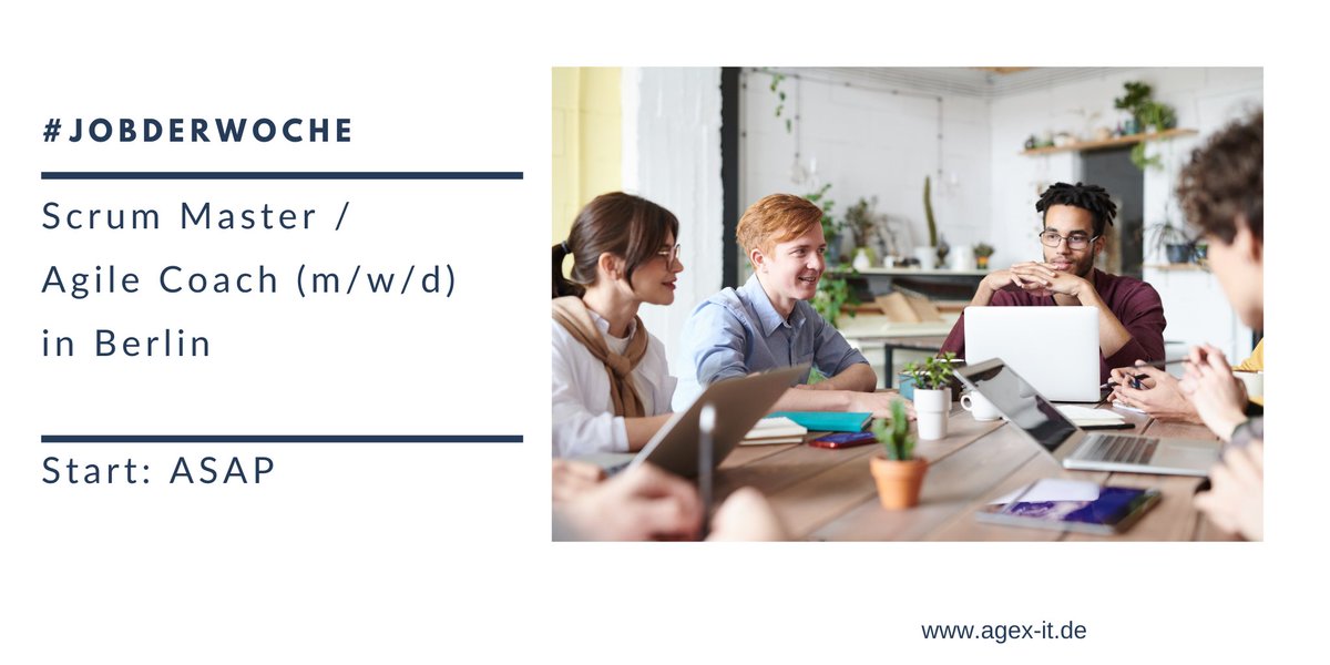#JobderWoche: Für einen international agierenden Kunden suchen wir einen #ScrumMaster #AgileCoach (m/w/d) in Berlin.

Mehr zum #ITJob: bit.ly/3awln8c

#AgileCoach #JIRA #Kanban #SCRUM #ScrumMaster #Berlinjobs #Agilität #ScrumExpert #ScrumDeveloper