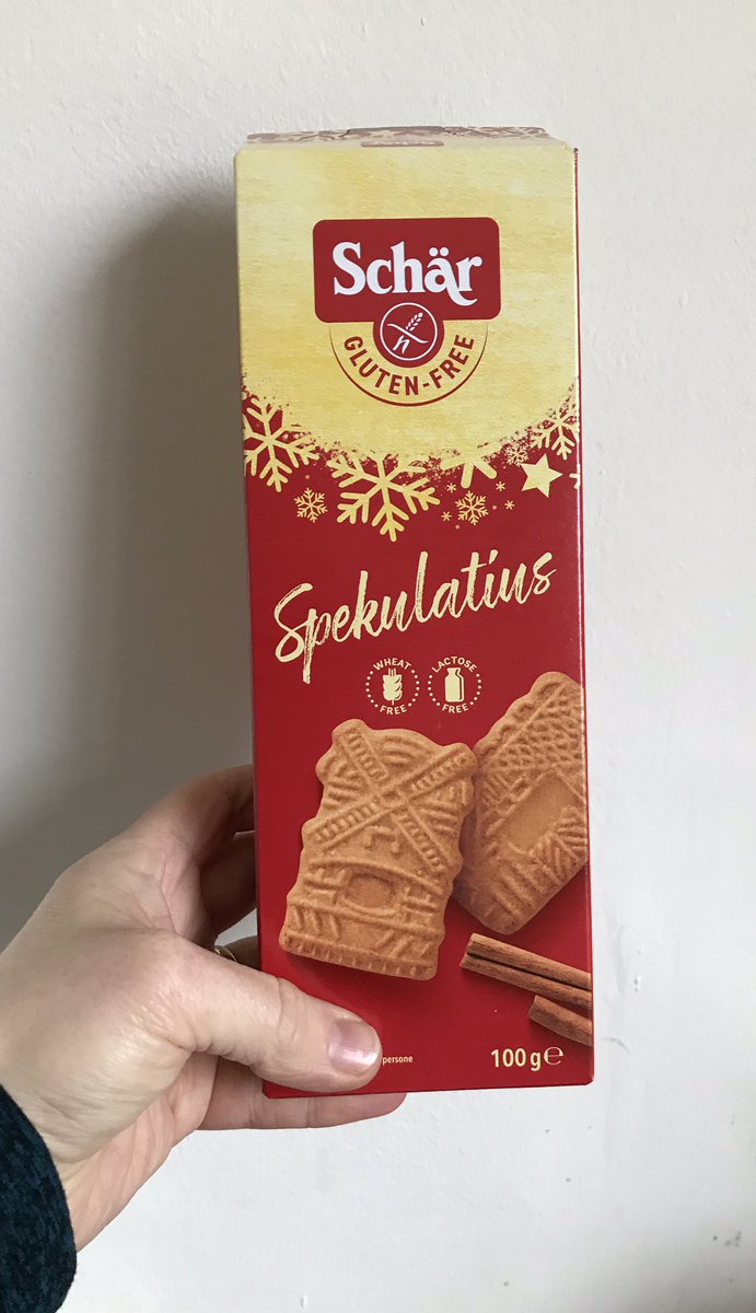 I don’t think I’ve ever been so excited to see a product made gluten free!! My Dad is Belgian and these are a Christmas tradition. They taste just as I imagined - Crunchy with a blend of mixed spice. Thanks Schar for giving me a taste of tradition! #spekulatius #freefrom #schär
