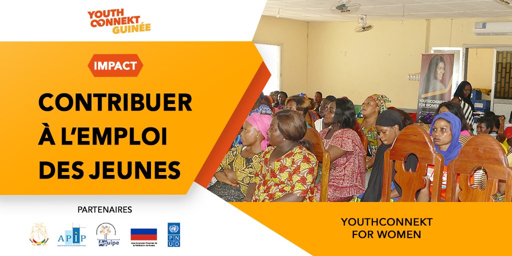 YouthconnektGN's tweet photo. Près de 24 % des africaines en âge d’exercer un emploi sont impliquées dans la création d’entreprises. Le projet YouthConnekt For Women accompagne les jeunes femmes dans cette aventure pour donner vie à leur projet d’entreprise partout en Guinée. 
#Entrepreneuriat #Mentorat https://t.co/Bwg1rNsQSO