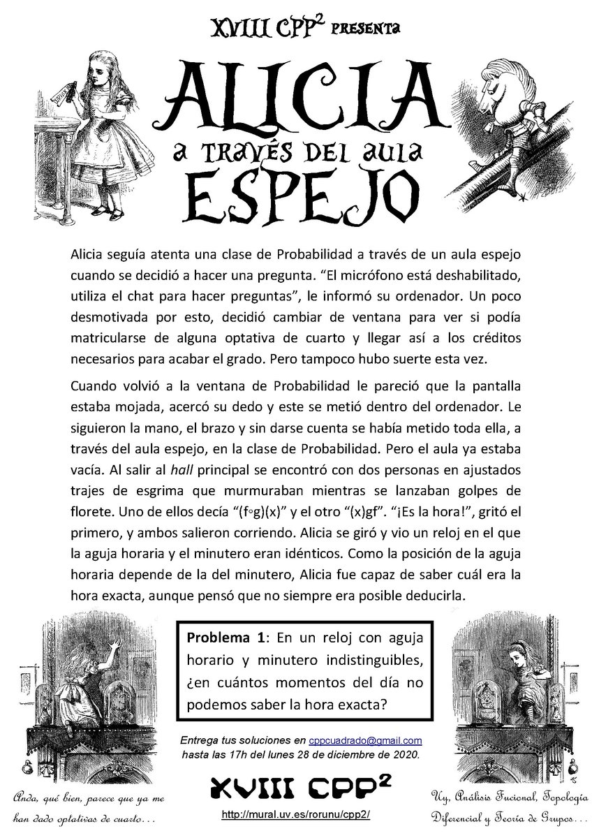 FMatemaUV_EG's tweet image. El primer problema del #CPP2 de la @FMatemaUV_EG !!

&quot;Alicia a través del aula espejo&quot;

Gracias por la información a @FuturaConjetura!

@mememateuv