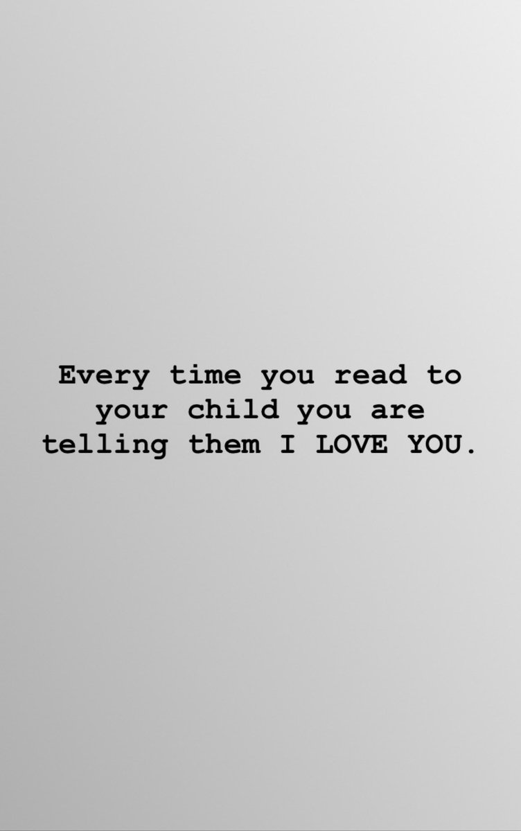 TyAllanJackson's tweet photo. Read to, with and in front of your children everyday. It is one of the many ways of telling them, I LOVE YOU โค๏ธ #Read #love #children #lovelanguage #readorelse https://t.co/6iSgsOtPbs
