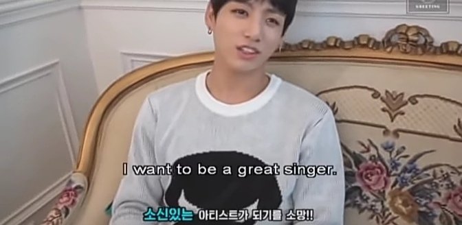 you're already a great singer jk 