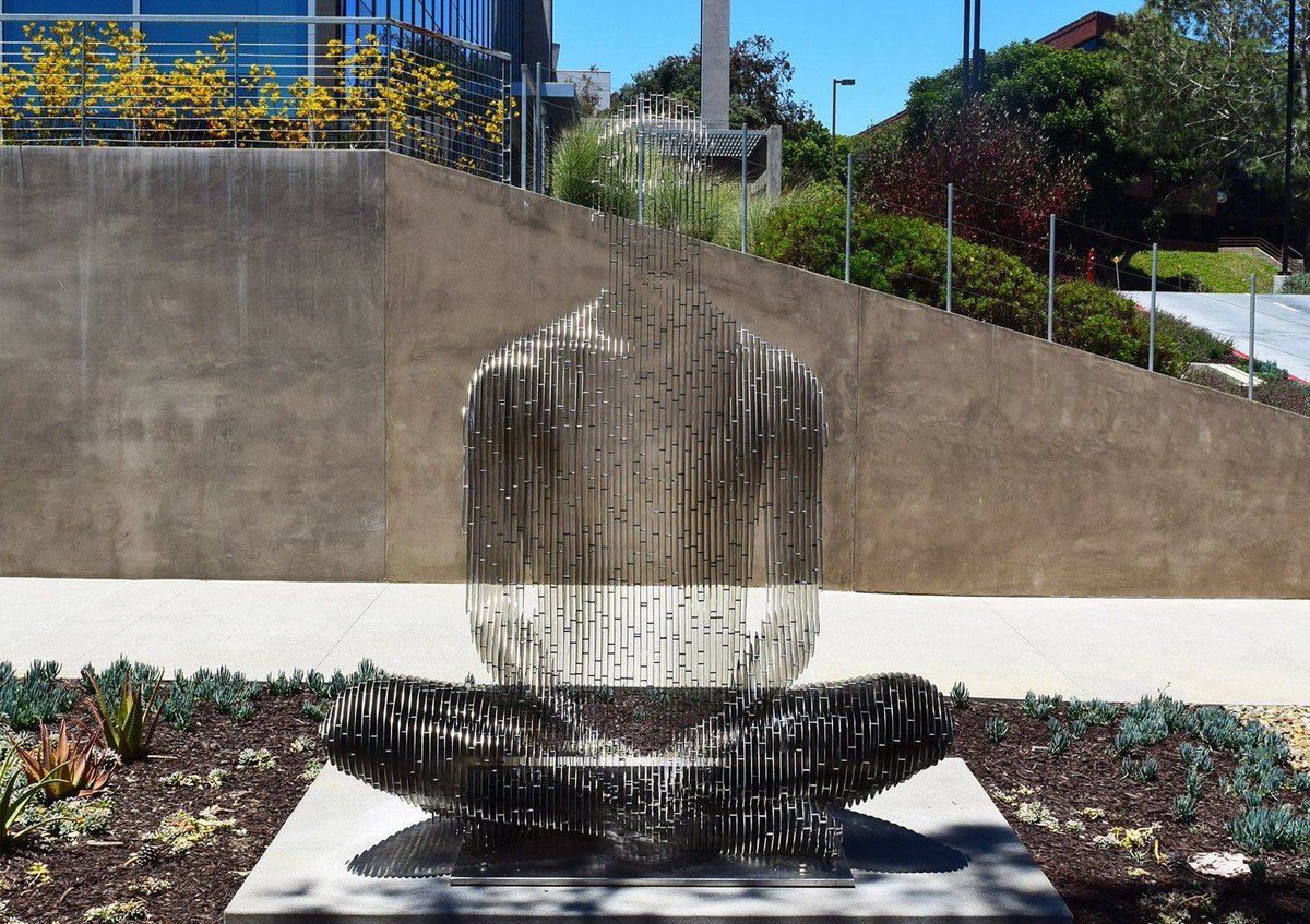 RaminNasibov's tweet image. Sculpture by Julian Voss-Andreae