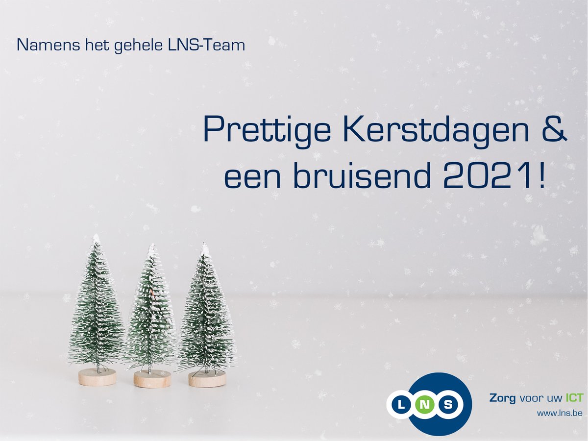 LNS wenst u en uw familie een prettige Kerst en een gezond en bruisend 2021!🎄☃️🎁🎅🍾🥂 #Staysafe #Bestwishes #LNS #Zorgvooruwict