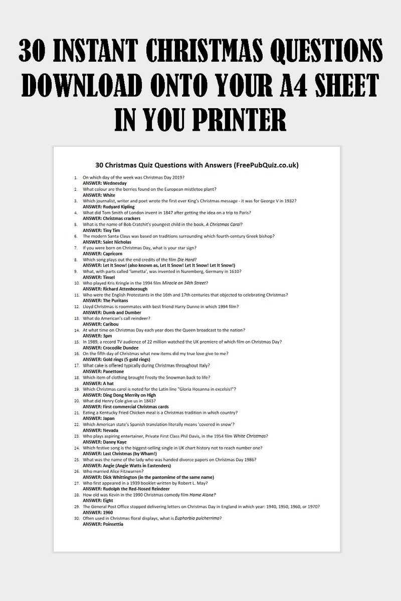 Bạn thích chơi trò chơi và tìm hiểu về lịch sử Giáng sinh không? Trò chơi quiz miễn phí trên Twitter \