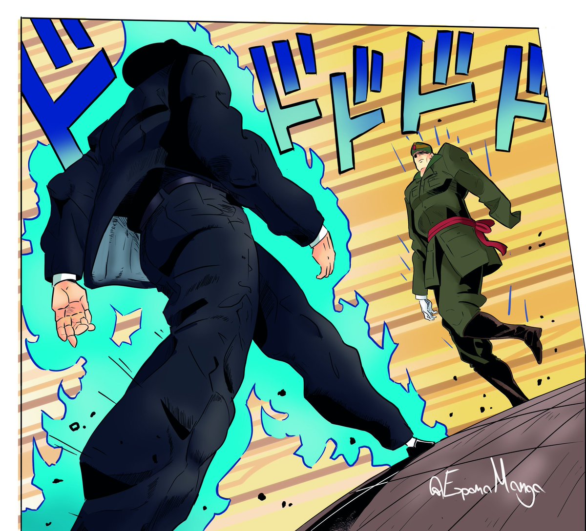 EspanaManga's tweet photo. You was expecting Dio but it was me... Unamuno! https://t.co/q7JBhwCvFM