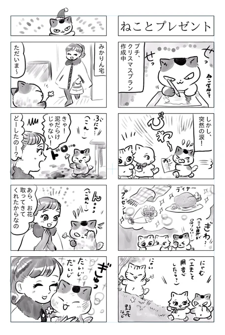 トラと陽子(ブチとみかりん)

ねこからのクリスマスプレゼント 