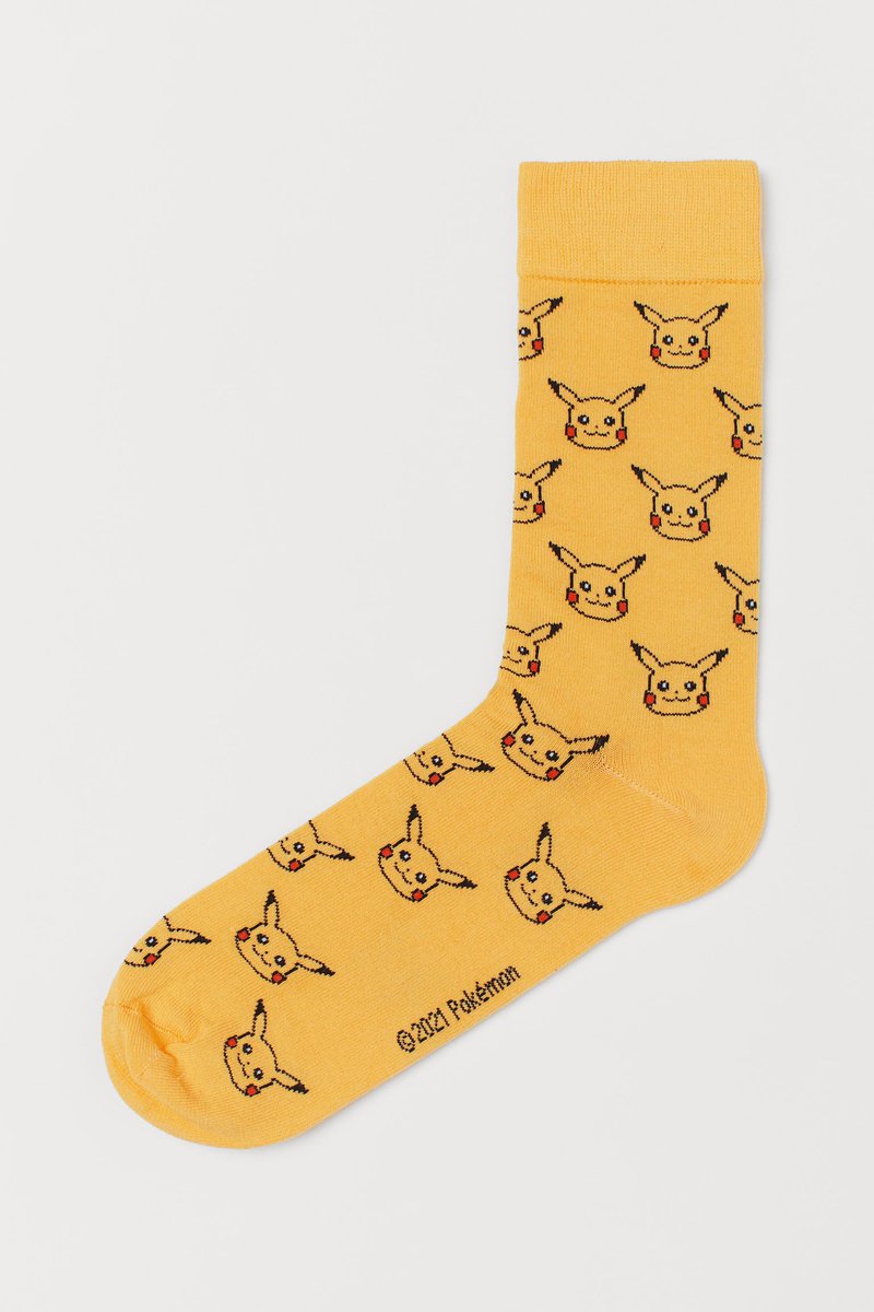 Pkmn Style Japan H M Pikachu Socks Coming Soon Costing 499 Yen Pokemon Pkmnstyle Pkmn Fashion Pokemonclothes Pikachu