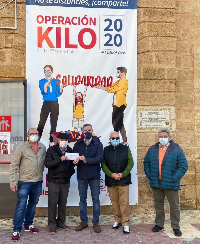 SalesianosCadiz's tweet photo. Muchísimas gracias a la Asociación de AA.AA. Salesianos Cádiz, por la donación de 2200€ para la Operación Kilo. #ok2020 #solidaridad #SomosUno https://t.co/IQaFN0dYDu
