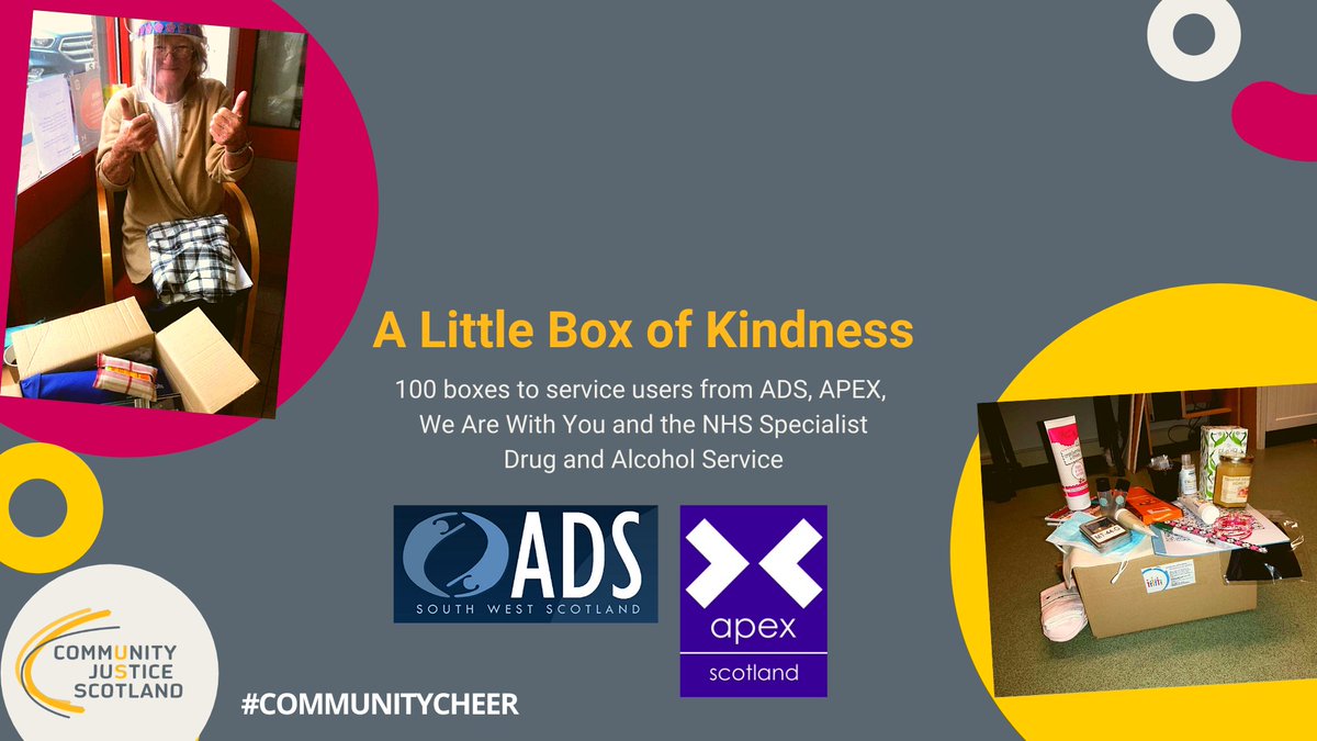 ComJusScot's tweet image. We have loved hearing your stories as part of our #CommunityCheer project 🏴󠁧󠁢󠁳󠁣󠁴󠁿 It feels very dark right now, so we thought it a good time to share some more highlights; reminding us all the there is always light, somewhere #CommunityisKindness #SmartJustice