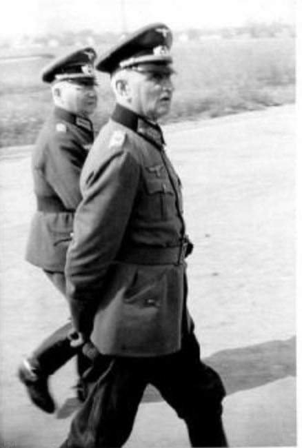 4 of 16: In late January, the camp’s commandant, Major Siegmann [pictured here], ordered Roddie, a Christian, to identify all Jewish Soldiers and order them to stand in formation by themselves the next day. [Jewish Soldiers were a minority within American units]
