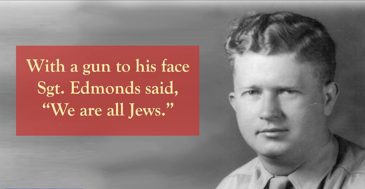 8 of 16:“You are going to have to kill all of us,” Edmonds told his Nazi captor. “We are all Jews,” he repeated.