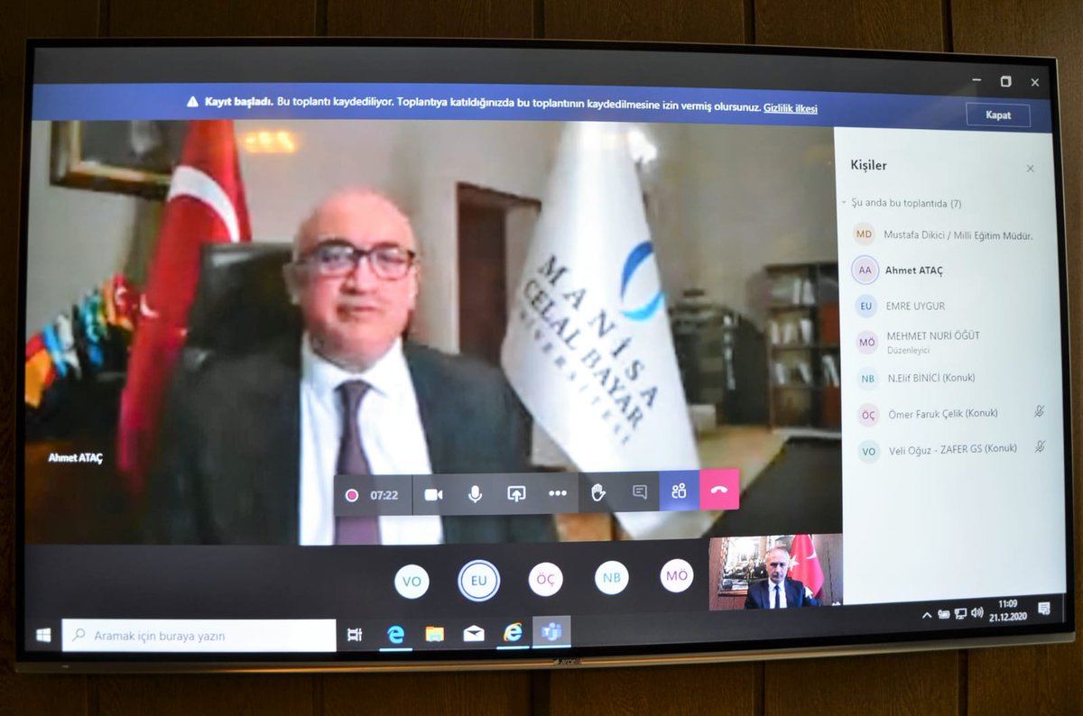 Celal Bayar Üniversitemiz tarafından  2021 yılında   düzenlenmesi planlananTÜBİTAK 4007 Manisa Bilim Şenliği için  işbirliği protokolümüzü video konferans yöntemi ile imzaladık. Manisa'mıza hayırlı olsun.