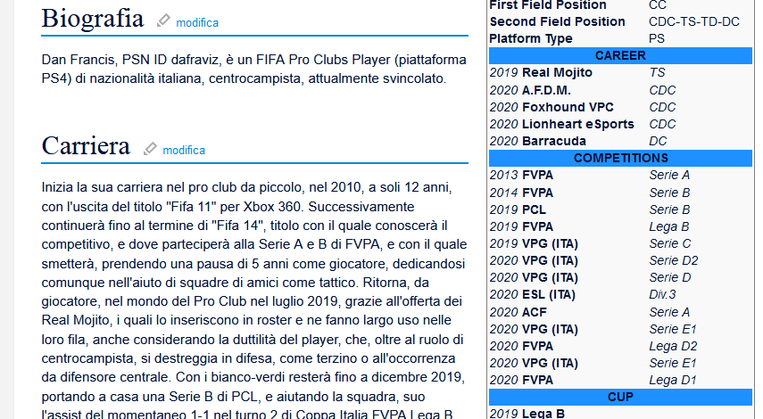 bitcoma (@bitcoma1) on Twitter photo 📚#WikiFifaProClubs
👤<a href="/dafraviz/">dafraviz</a>
🏟️#FreeAgent
"Inizia la sua carriera nel pro club a soli 12 anni..."
#Continua👉 bit.ly/Dafraviz
#Visit👇
🌐bit.ly/WikiFIFAProClu…
<a href="/EsportsTweeter/">Esports RTs</a> @OffSidePage_ <a href="/NewsProclub/">News Proclub</a> <a href="/RTAllProClub/">RETWEET ALL PROCLUB</a> #FIFAProClubs #eSports #Fifa21 <a href="/ILOVEPROCLUB1/">ILOVEPROCLUB1</a> 📚#WikiFifaProClubs
👤<a href="/dafraviz/">dafraviz</a>
🏟️#FreeAgent
"Inizia la sua carriera nel pro club a soli 12 anni..."
#Continua👉 bit.ly/Dafraviz
#Visit👇
🌐bit.ly/WikiFIFAProClu…
<a href="/EsportsTweeter/">Esports RTs</a> @OffSidePage_ <a href="/NewsProclub/">News Proclub</a> <a href="/RTAllProClub/">RETWEET ALL PROCLUB</a> #FIFAProClubs #eSports #Fifa21 <a href="/ILOVEPROCLUB1/">ILOVEPROCLUB1</a>