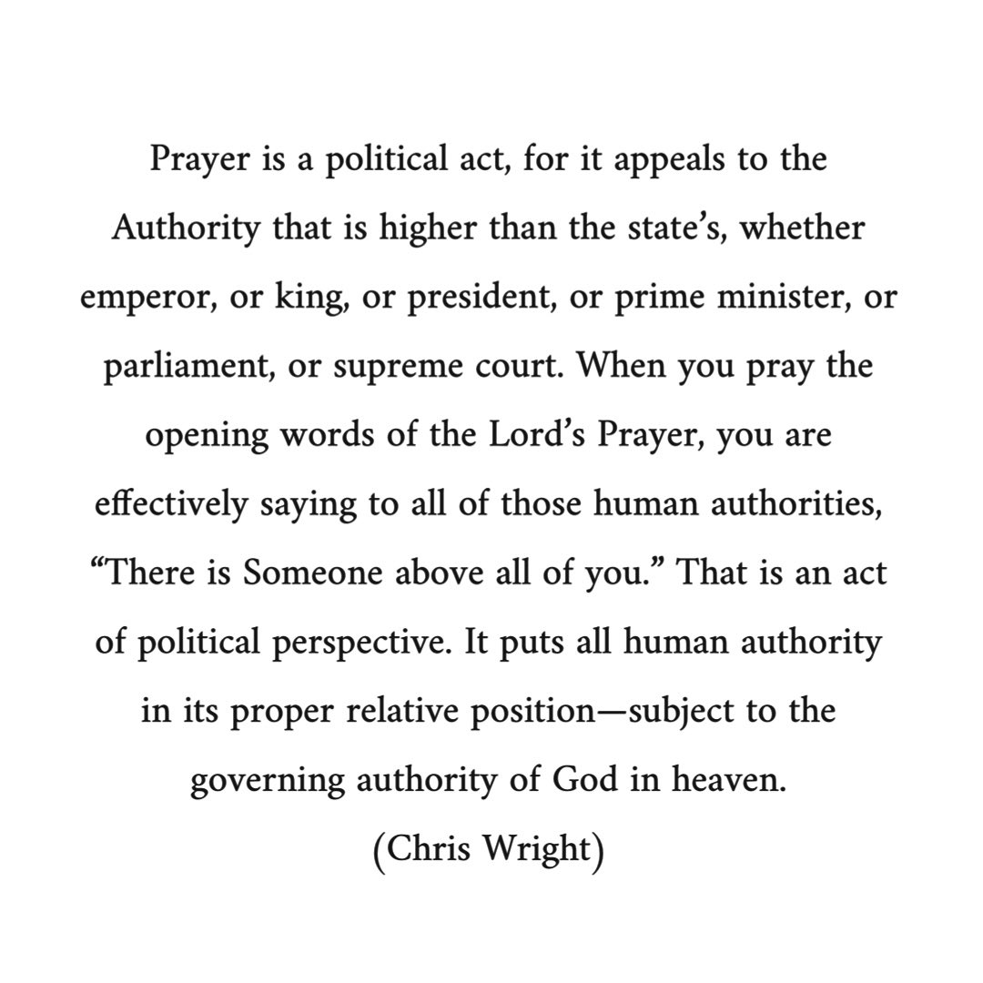 JonTyson's tweet image. Prayer is a political act...