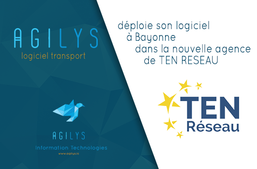 AGILYS_io's tweet photo. Nous sommes  heureux de déployer notre logiciel dans la nouvelle agence du TEN RESEAU à  Bayonne (64). #transport #fret #affretement TEN TRANSPORT https://t.co/D7FGbjWtOM
