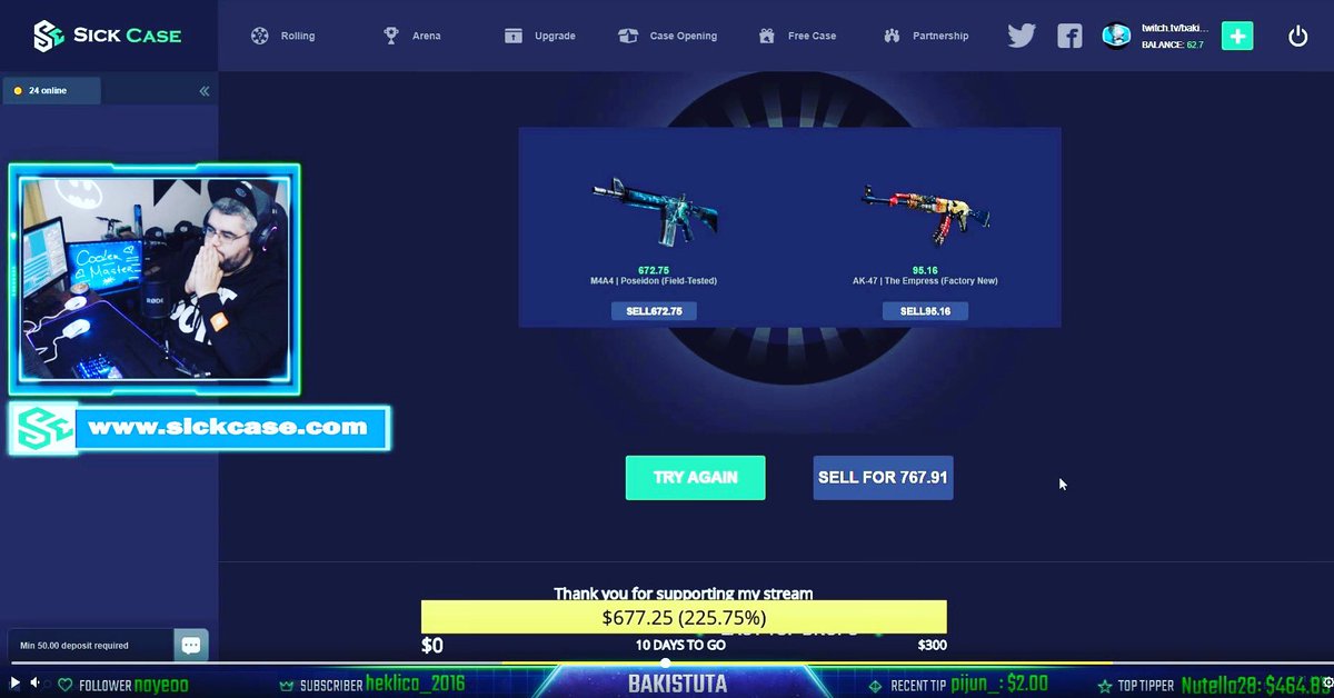 iambakistuta's tweet photo. After so many back and forth nights i finally did it! My case on @sickcasearena took ~300$ and then this happened. Dear Lord. I guess this is when gamblers say “you’re on the roll”

M4 POSEIDON!!!! https://t.co/X498pn6MYr