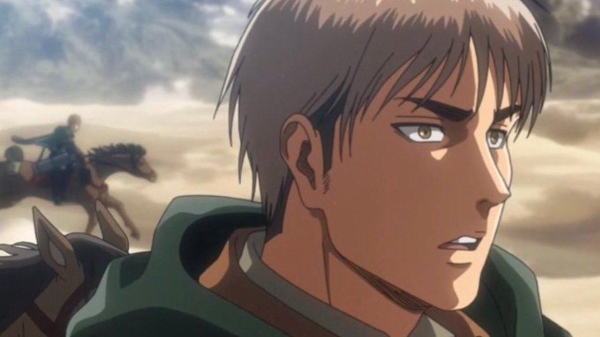 krinkira's tweet photo. jean kirstein’s side profile is literally ethereal 😭😭 https://t.co/kpWZt6OXM0