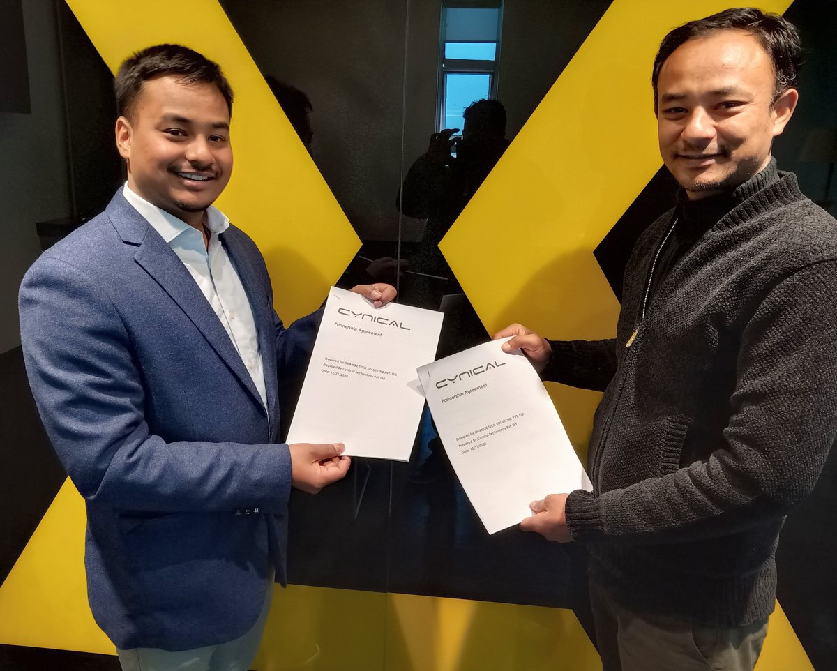 cynical_sec's tweet image. We are glad to share that Cynical and Orange Tech has signed a partnership agreement to bring digital innovation and a secure environment to businesses. 

#cybersecurity #orangetech  #mns  #kantipur  #ekantipur #partnership #cynicaltechnology