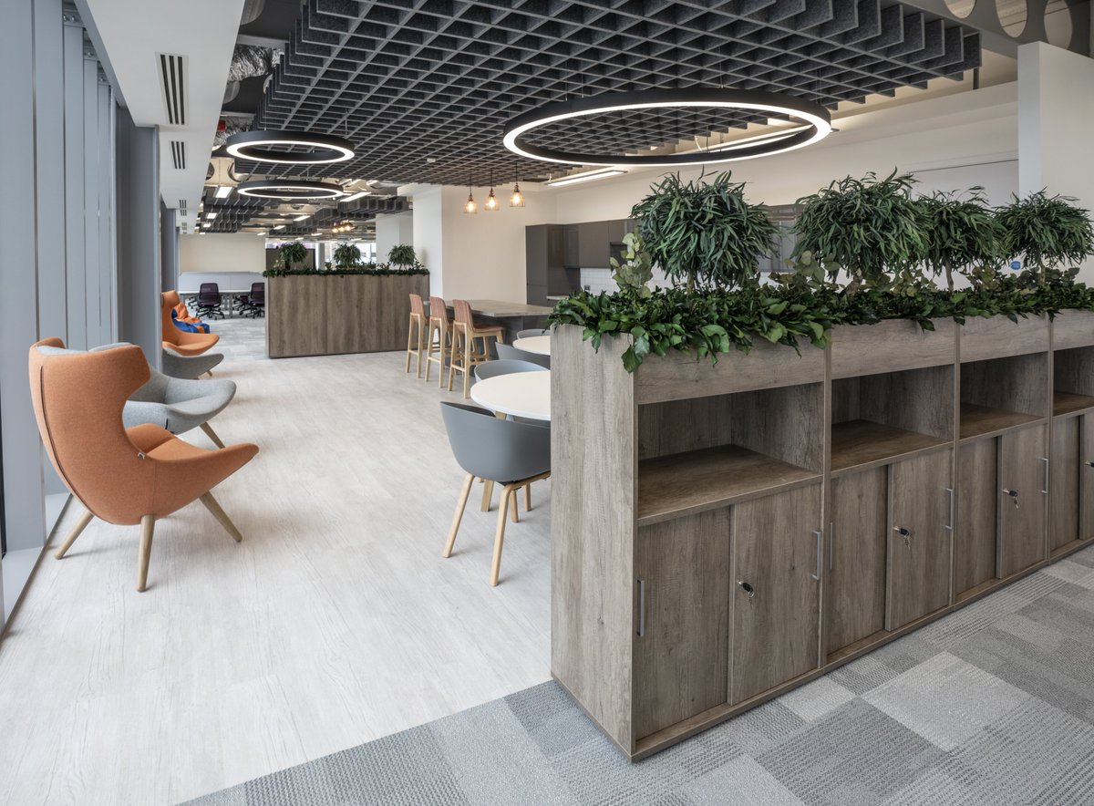 Huge thanks to @CreatifAP for their help delivering on our project for <a href="/NGPLtd/">Northern Gas and Power</a> with <a href="/tricon333/">Tri Construction</a> Their acoustic panels look amazing in the workspace and breakout areas, topped off with additions from <a href="/InnerspaceIan/">Ian lamb</a> and <a href="/Synergy_Lights/">Synergy Creativ</a> they look amazing!