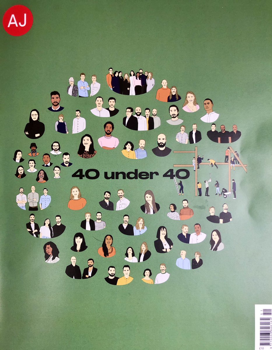 Great @ArchitectsJrnal issue showcasing the most exciting, emerging practices in the UK. But with 80% of those located in London, does this suggest a lack of creativity in the regions or a leaning towards practices based in the capital?! #AJ40under40
