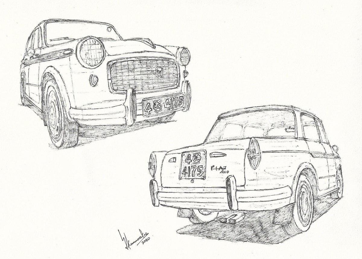 artist_lahiru's tweet photo. 1960 Fiat 1200 Granluce Vetture Speciale #fiat #fiat1200 #granluce #vetture #speciale #60s #cars #carart #drawing #sketch #penandink #inkart #inkdrawing #inked #carartist #freehand #traditionalart #drawtodrive #srilanka #vintage #retro #classic #oldschool #italiancars #italy #lka https://t.co/RHBbojMPRa