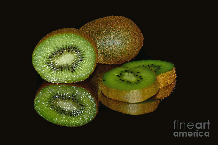 KayeMenner's tweet photo. Kiwi Fruit Reflecting on Black by Kaye Menner by Kaye Menner https://t.co/lzWUb7qT0C https://t.co/I1d2N43pRz