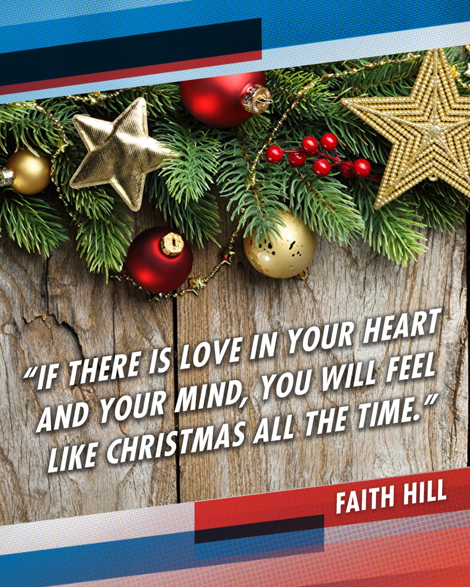 Wishing everyone an amazing #Christmas week!! 🎄🎶 @FaithHill
