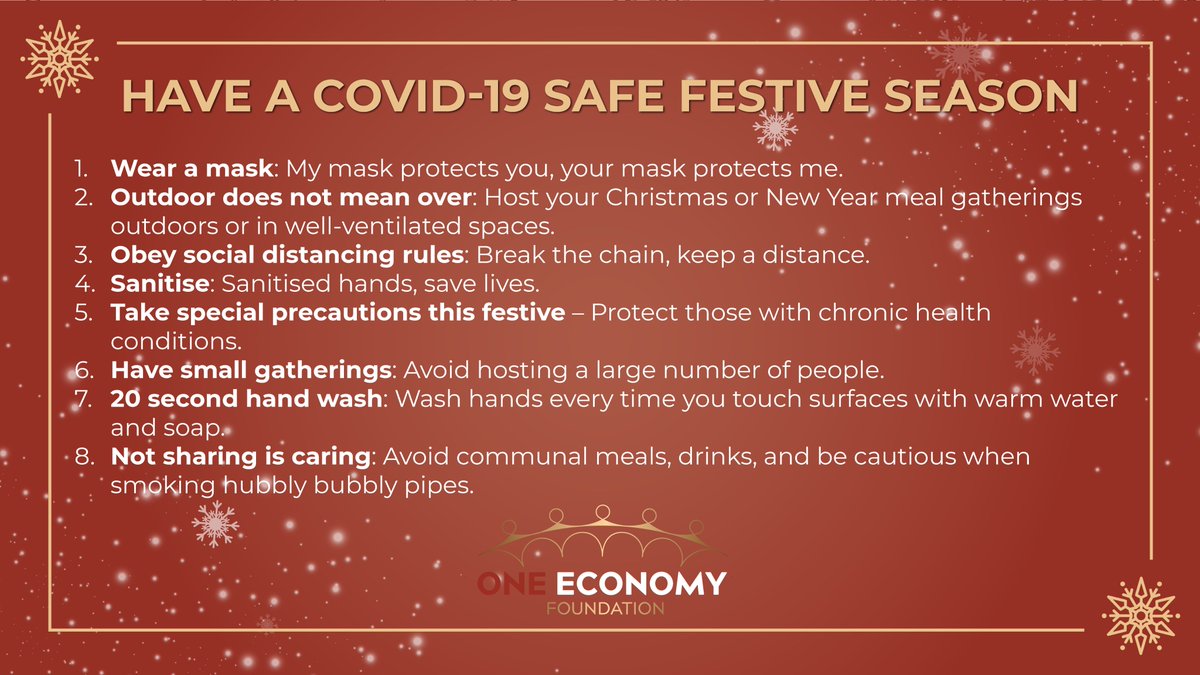 Stay merry, keep safe and apply preventative measures this festive season. Here’s how you can protect yourself and your loved ones during the holiday.

#StayMerry #StaySafe