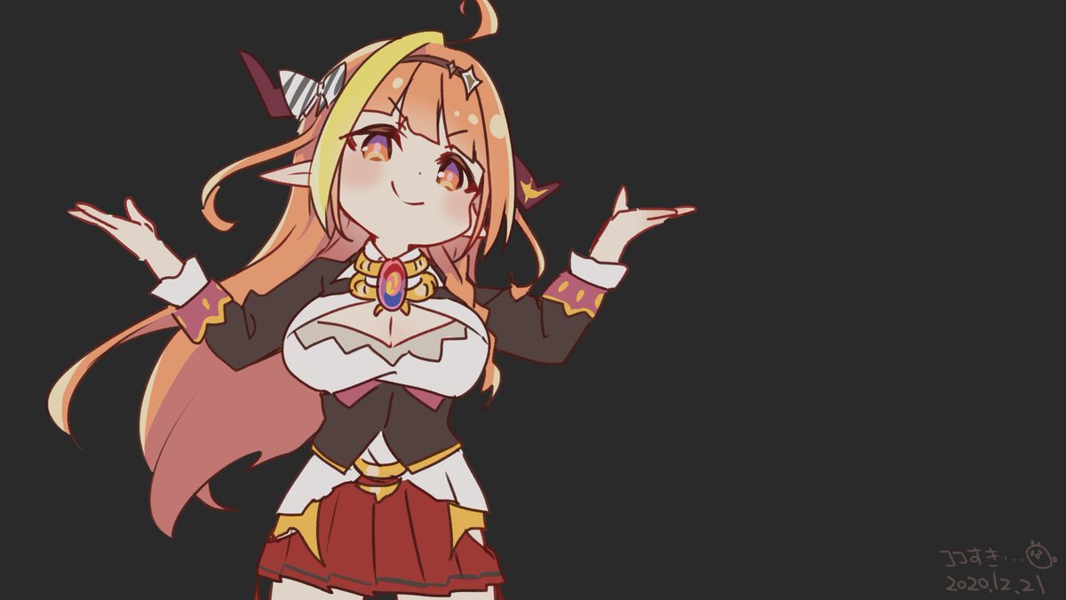 桐生ココ 「かいちょのらくがきしてたらたのしくなっちゃったやつ!(えもえものくうきをぶちこわ」|りあ🐼のイラスト