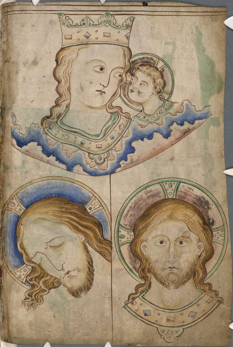 ParkerLibCCCC's tweet photo. #ParkerAdvent2020 Day 21: Some solace this #Solstice in the breathtaking beauty &amp; elegance of Matthew Paris' exquisite drawings of the crowned Mary &amp; Child emerging from a lustrous border of clouds in his magnificent 'Chronica Maiora' (#CCCC26)
#Advent #Christmas #MarvellousMSS https://t.co/nZMSY0VkHM