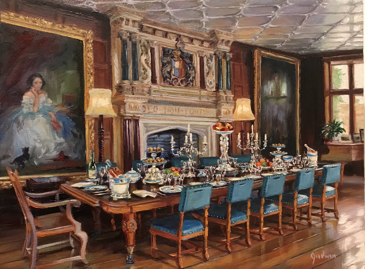 @lindsaygoodwinfineart
We thought we’d share with you this new and amazing painting of the Solarium by Lindsay Goodwin