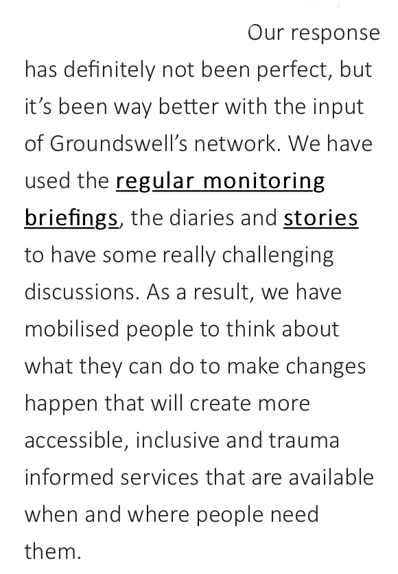 Funded by  @NHSEngland &  @TNLComFund, learning from the project is helping to inform their national response.  @LiviButt, Head of Public Participation - Homelessness & Inclusion Health at  @NHSEngland, speaks out on the importance of gathering community insight around Covid-19.