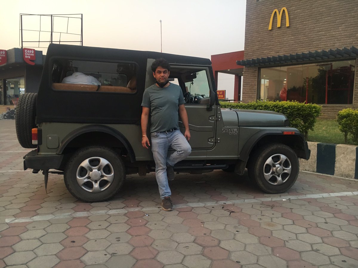 ajaytime's tweet photo. @Mahindra_Thar #thar completes me https://t.co/4vSfmxPWr8