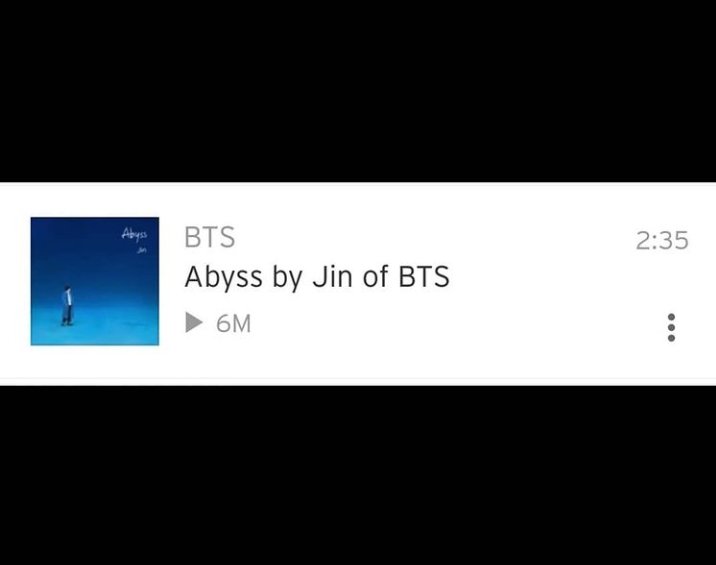 seokjinnie194's tweet photo. Abyss has surpassed 6 million plays on SoundCloud 😍.. Continue Streaming ya...
.
.
.
#SEOKJIN #AbyssBySeokjin #MaplestoryForJin #JIN #JINDAY #JINBIRTHDAY #KIMSEOKJIN #BTSJIN #OurMoonJin #jinkook #jinmin #taejin #namjin #2seok #yoonjin #AbyssByJin #JINJIN #Dynamite26thWin https://t.co/tSWWj4Vccz