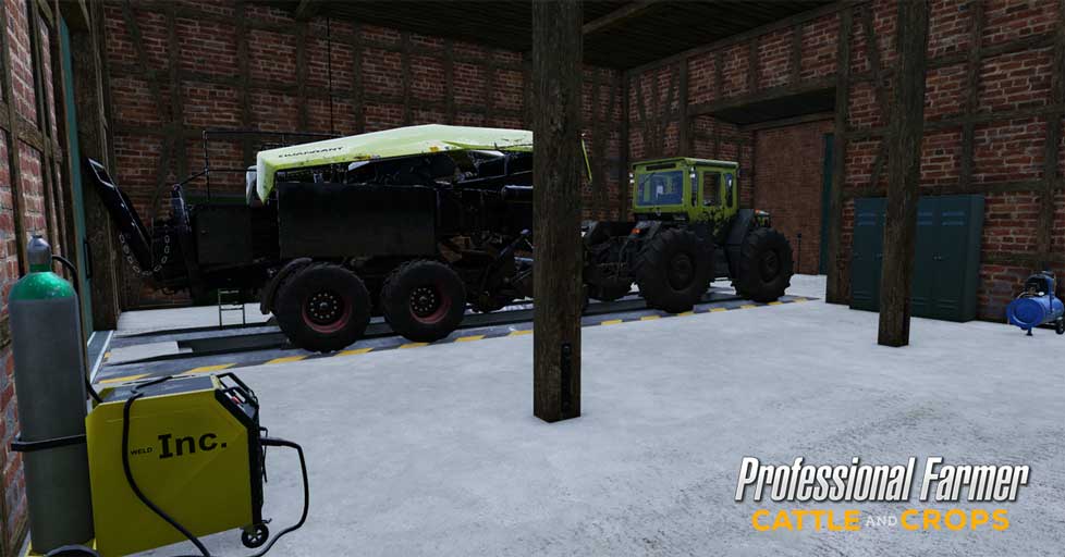 Your vehicles in in Professional Farmer: Cattle and Crops now need maintenance as they become subject to wear and tear like in real life. Grab your tools and have your machinery fixed and stay top-notch!