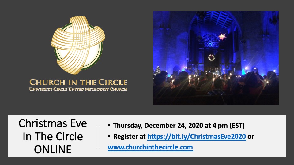 CircleChurch's tweet photo. Join us for a candle lighting and carol singing service online at Christmas Eve In The Circle. Register at https://t.co/PzF63nyzHB

#ChristmasEve https://t.co/Aa7IaYD47J