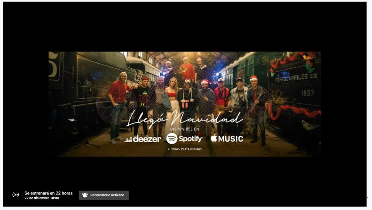 Ya active mi recordatorio para el gran estreno de "Llego Navidad" un tema lleno de Talento Chapin, <a href="/Tambordlatribu/">el Tambor dela Tribu</a> <a href="/zelayasteph/">ZELAYA</a> @eldannymarin <a href="/HANCEROFICIAL/">HANCER</a> <a href="/ViernesVerde/">Viernes Verde</a> disponible 22-12-20020 youtube.com/watch?v=p1xKye…