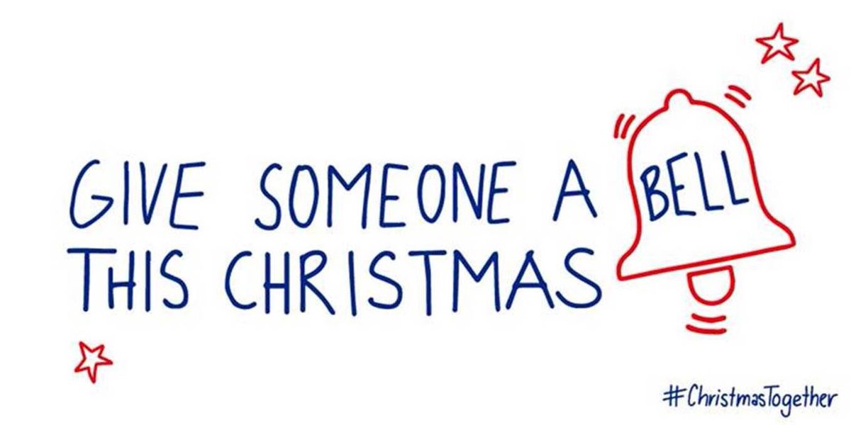 jason_carl_fox's tweet photo. This Christmas will be tough for many, but let’s make sure no one has to feel alone. Give someone a bell this Christmas. Give them a ring or join the #christmasevejingle. Let’s share #ChristmasTogether. @togethercoalit @RoyalVolService https://t.co/UqS9I7Y7Sy