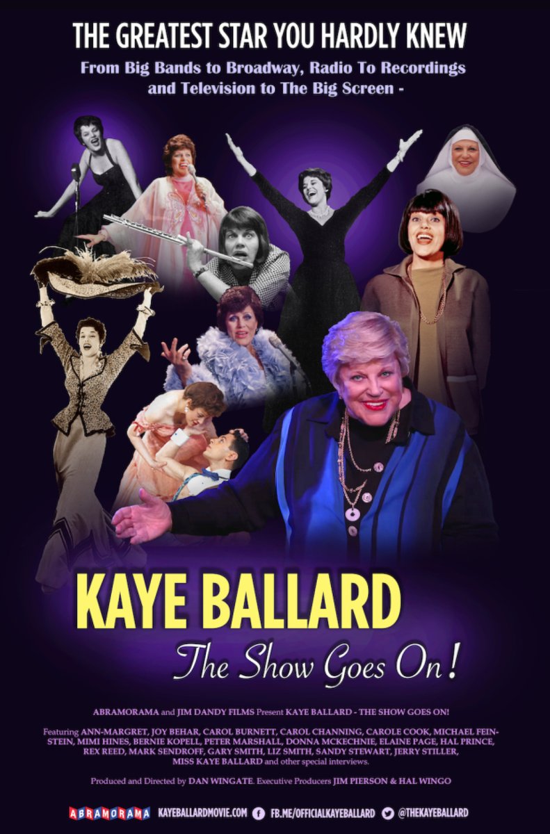 XOXOJoanie's tweet photo. Finally watched this fantastic docu-film on the legendary &amp; brilliant, #KayeBallard! Being an old soul, I’ve been captivated by her since I was a kid. If you don’t know who @TheKayeBallard is - What are you waiting for?! WATCH THIS FILM. 

She was simply delicious! 💋 Xoxo Joanie https://t.co/Kdz1zvnnEa
