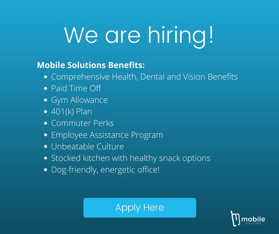 We are looking for our next Channel Manager!
As a Channel Manager, you will win, maintain, and expand relationships with #channel #partners and are responsible for achieving sales, profitability, and partner recruitment objectives.

Apply here: buff.ly/3leceE5
#hiring